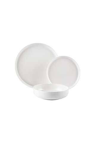 Service en céramique Nordic bianco  -  12 pièces