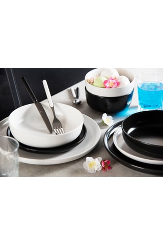 Service en céramique Nordic bianco  -  12 pièces