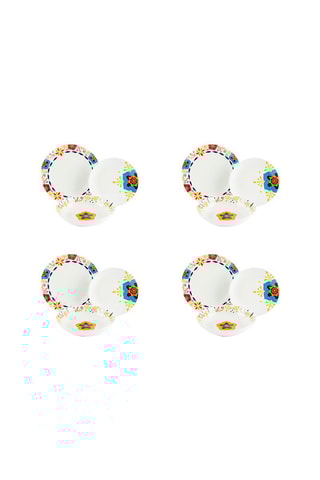 Service en porcelaine Tex Mex - 12 pièces