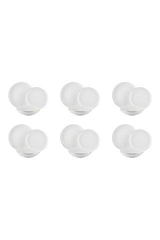 Service en porcelaine Linea Gold - 18 pièces