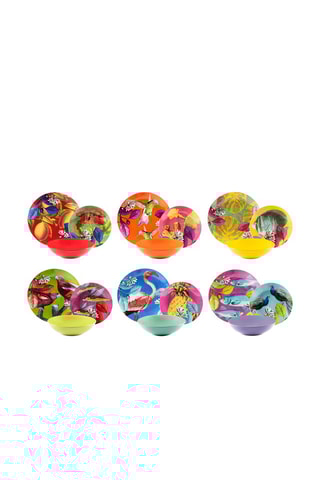 Service en porcelaine Rhapsody - 18 pièces