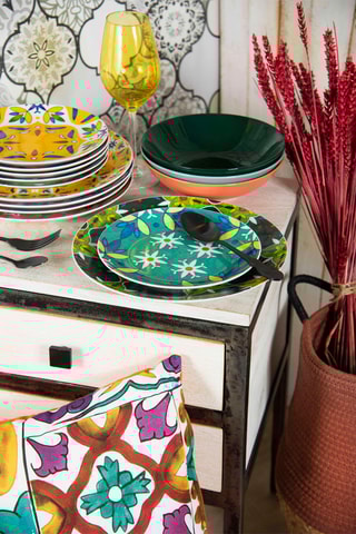 Service en porcelaine et grès Ankara - 18 pièces