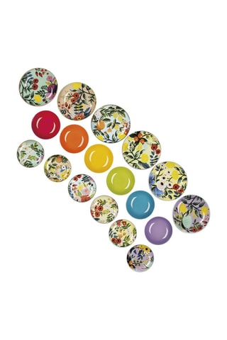 Service en porcelaine et grès Fiori Frida  - 18 pièces