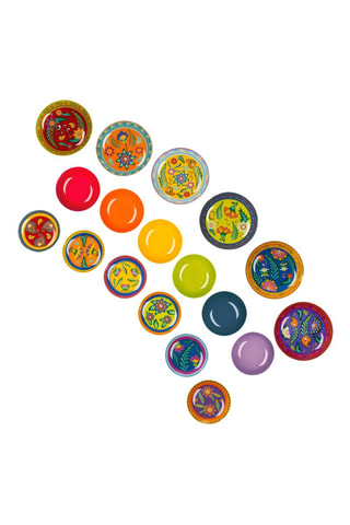 Service en porcelaine et grès Gipsy Soul - 18 pièces