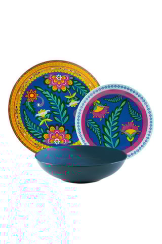 Service en porcelaine et grès Gipsy Soul - 18 pièces