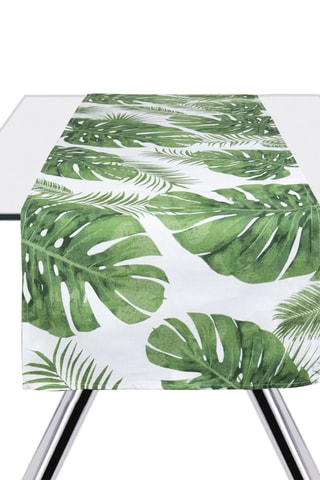 Chemin de table Foliage - Vert - 45 x 140 cm