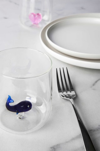 4 verres à eau en verre borosilicate - 45 cl