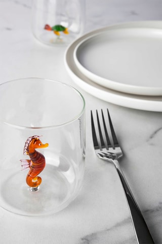 4 verres à eau en verre borosilicate - 45 cl