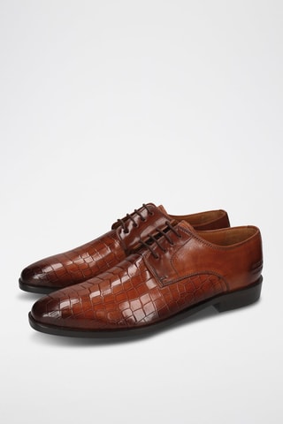 Derbys en cuir Alex - Marron