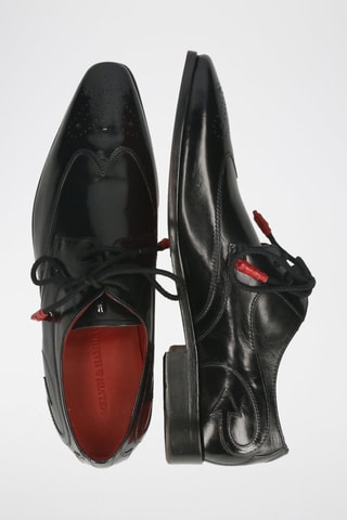 Derbys en croûte de cuir Elvis 63 - Noir