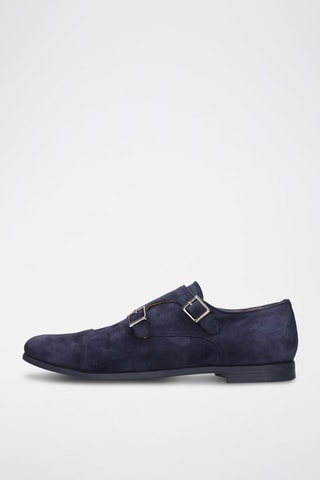 Derbys en nubuck Corentin 2 - Bleu marine