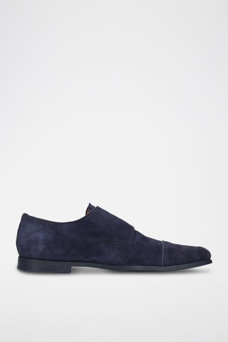 Derbys en nubuck Corentin 2 - Bleu marine