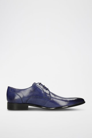 Derbys en cuir Toni 1 - Bleu cobalt
