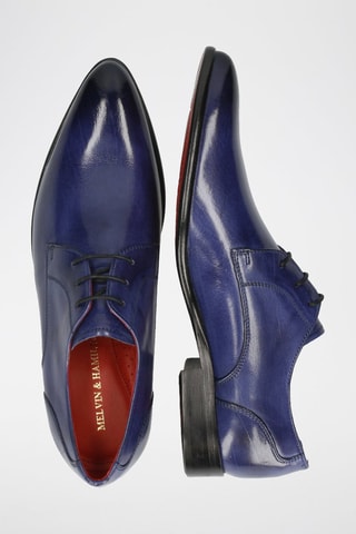 Derbys en cuir Toni 1 - Bleu cobalt