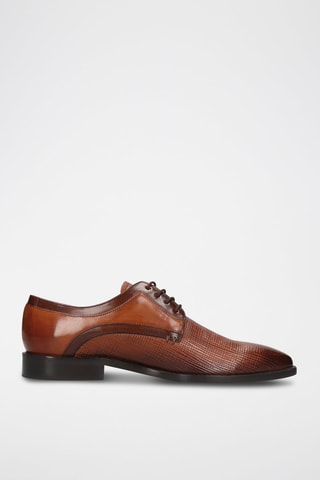 Derbys en cuir Alex - Marron