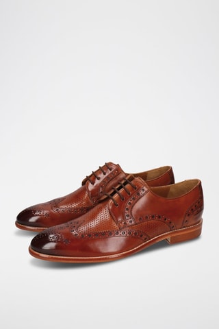 Derbys en cuir Bobby - Marron
