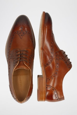 Derbys en cuir Bobby - Marron