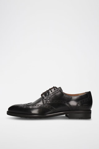 Derbys en cuir Bobby - Noir