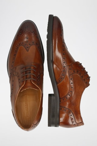 Derbys en cuir Bobby - Marron foncé