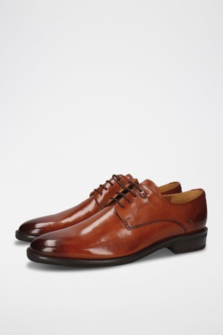 Derbys en cuir Clint - Marron