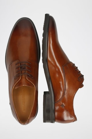 Derbys en cuir Clint - Marron