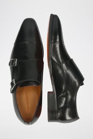 Derbys à boucles en cuir Lance - Noir