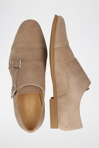 Derbys à boucles en nubuck Corentin 2 - Beige