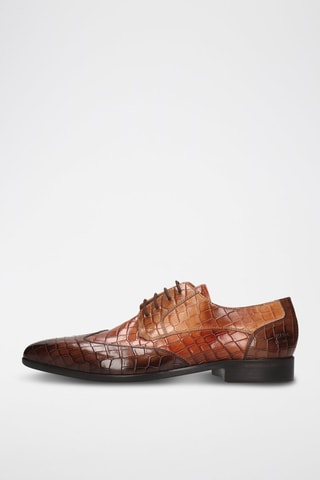 Derbys en cuir Lance 9 - Marron