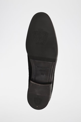 Derbys en fourrure de cuir Primo 1 - Noir