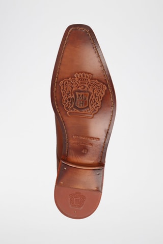 Derbys en cuir Dylan 1 - Camel