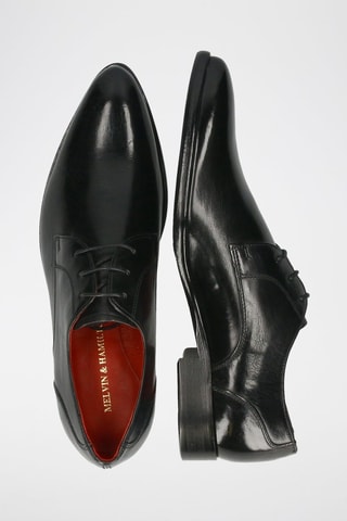 Derbys en croûte cuir Toni - Noir