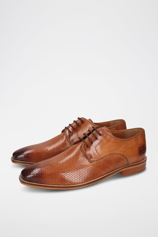 Derbys en cuir Alex - Camel
