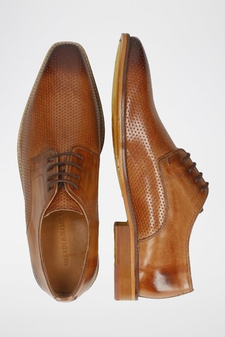 Derbys en cuir Alex - Camel