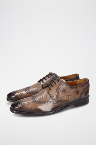 Derbys en cuir Dylan - Marron