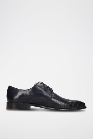 Derbys en cuir Dylan - Bleu marine