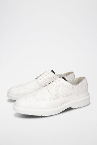 Derbys en nubuck Denison - Blanc