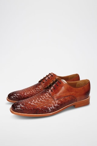 Derbys en cuir Dylan 5 - Marron