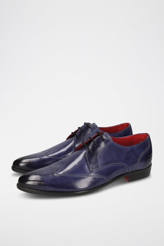 Derbys en cuir Toni 2 - Bleu cobalt
