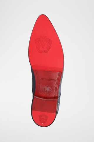 Derbys en cuir Toni 2 - Bleu cobalt