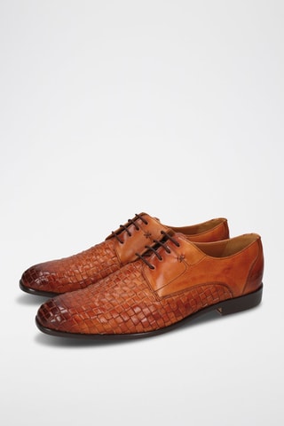 Derbys en cuir Elyas - Marron