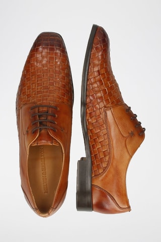 Derbys en cuir Elyas - Marron