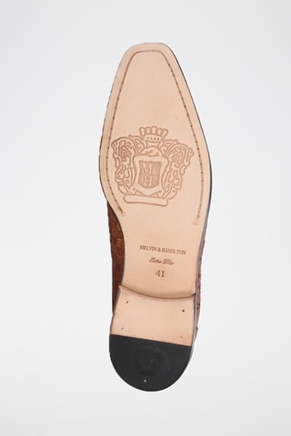 Derbys en cuir Elyas - Marron