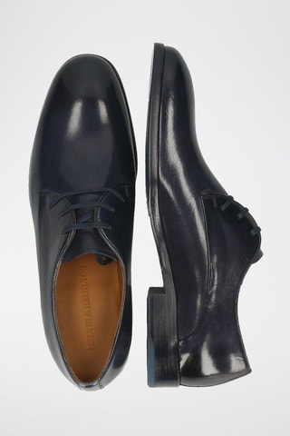 Derbys en cuir Primo - Bleu marine