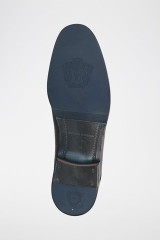 Derbys en cuir Primo - Bleu marine
