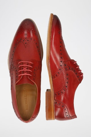 Derbys en cuir Bobby - Rouge