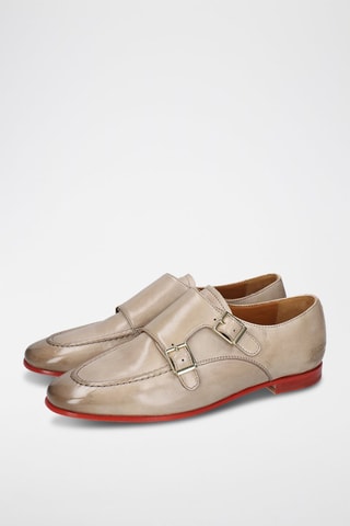 Derbys à boucles en cuir Scarlett 68 - Ivoire