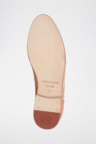 Richelieus en cuir Selina - Camel