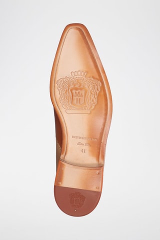 Richelieus en croûte de cuir Lance - Marron