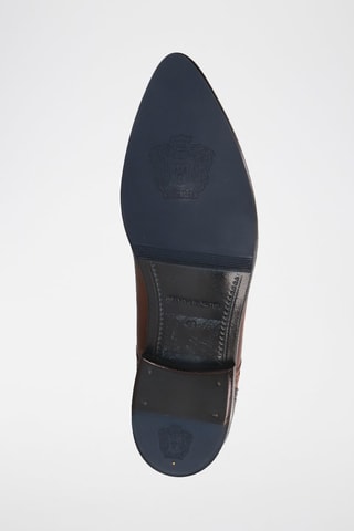 Richelieus en cuir Toni - Marron et noir