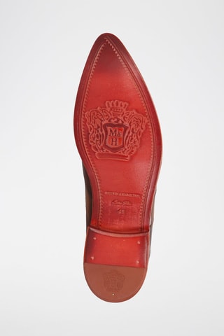 Richelieus en croûte de cuir Toni 43 - Camel et marron